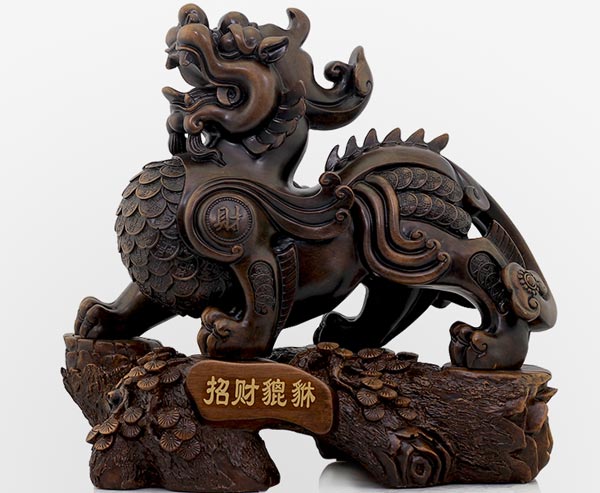 開(kāi)光招財(cái)貔貅擺件效果圖