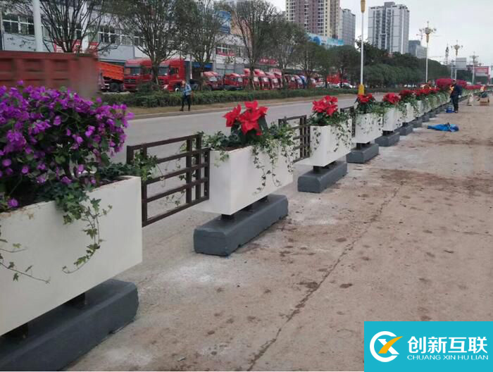 【序號(hào)19-184】街道重慶花盆花箱,景觀花箱