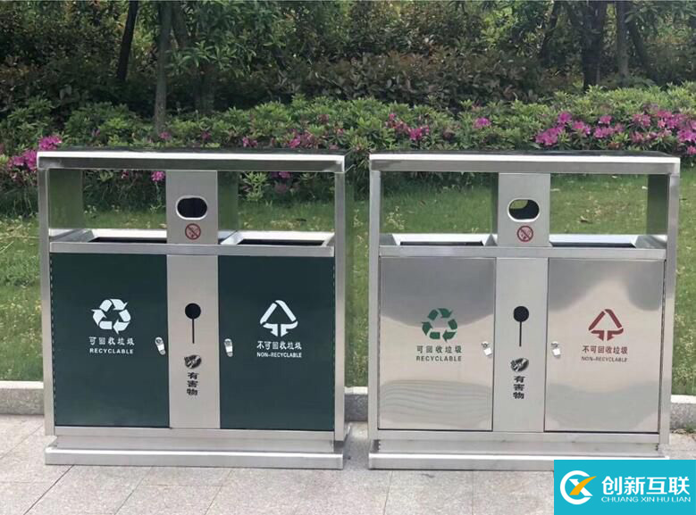重慶垃圾桶廠家，戶外分類垃圾桶果皮箱廠家直銷采購(gòu)(圖7)
