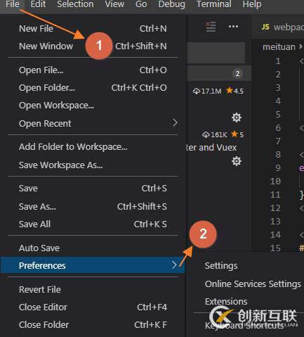 vscode如何設置vue模板代碼