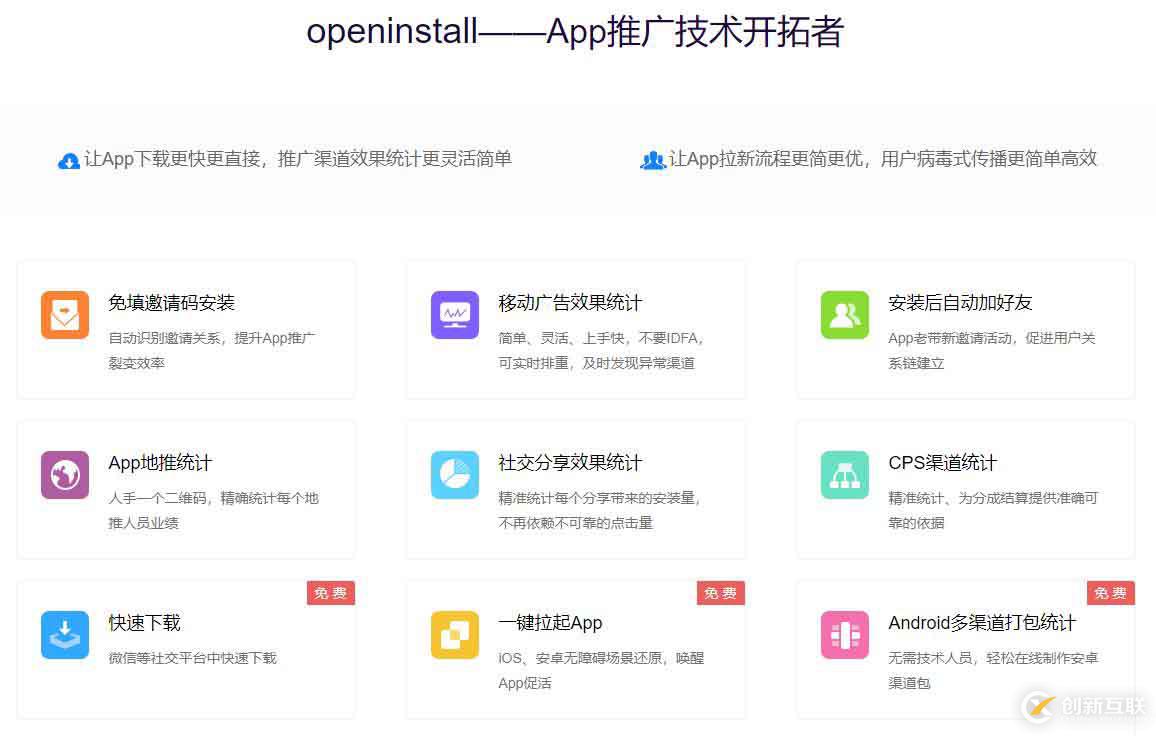 APP推廣技術(shù)openinstall有哪些實用功能