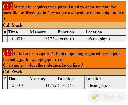 PHP中include()和require()函數(shù)之間的區(qū)別是什么