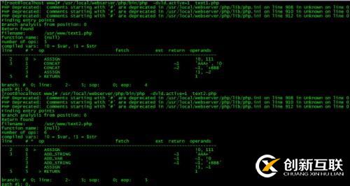 如果安裝與使用vld查看php的opcode代碼