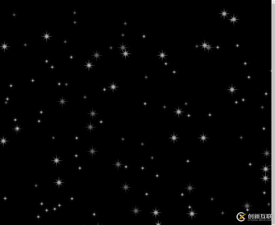 JS怎么實(shí)現(xiàn)星星海特效