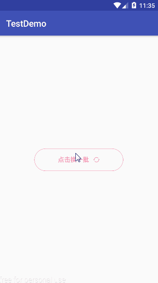 Android中怎么實(shí)現(xiàn)一個bilibili刷新按鈕