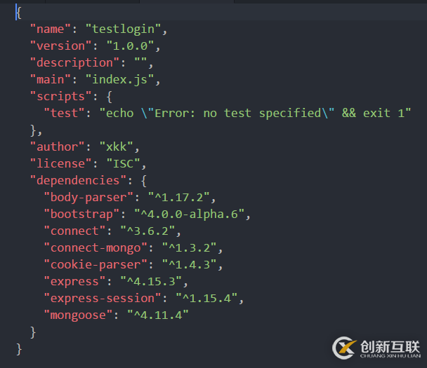 怎么利用node.js+mongodb搭建一個(gè)簡(jiǎn)單登錄注冊(cè)的案例