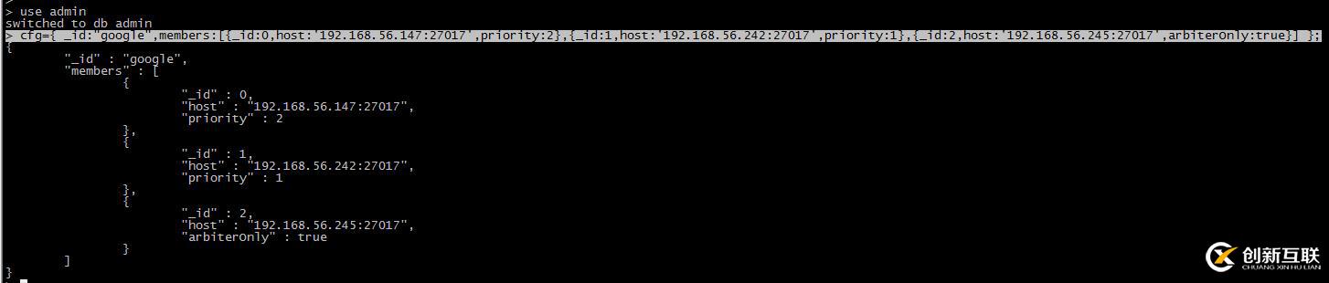 mongodb集群-副本集（CSRS)