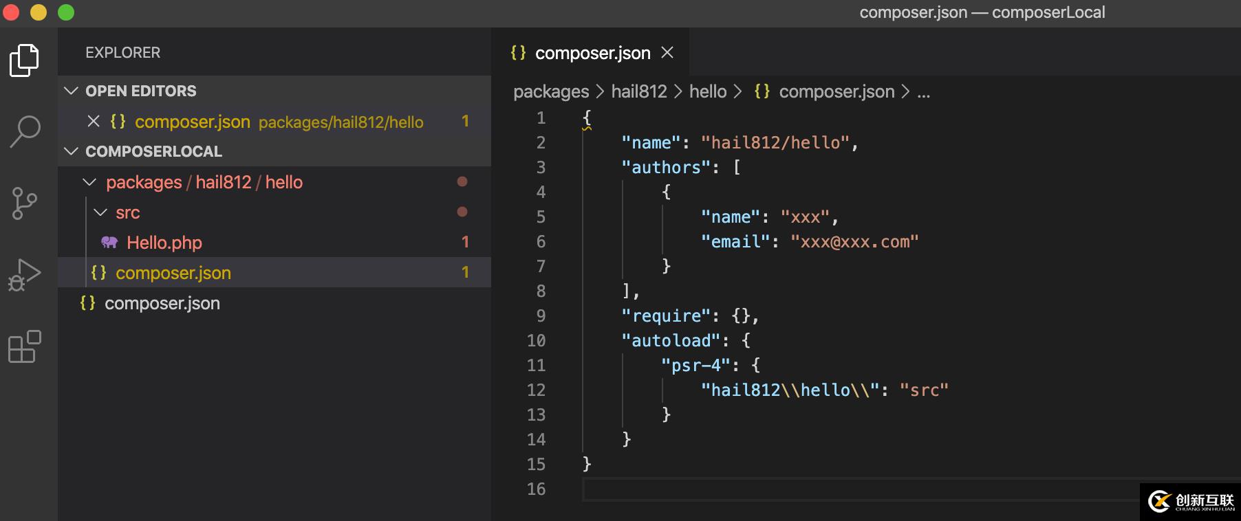 composer require怎么加載本地?cái)U(kuò)展包