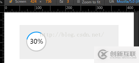 js和canvas如何實現(xiàn)適用于移動端的百分比儀表盤dashboard