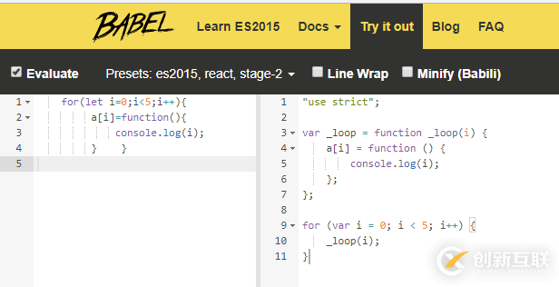 ES6中如何使用let聲明變量以及l(fā)et loop機(jī)制