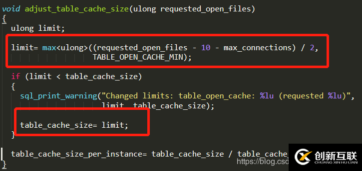 MySQL中關(guān)于Table cache該如何設(shè)置