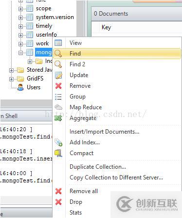 MongoVUE對(duì)MongoDB的基本操作