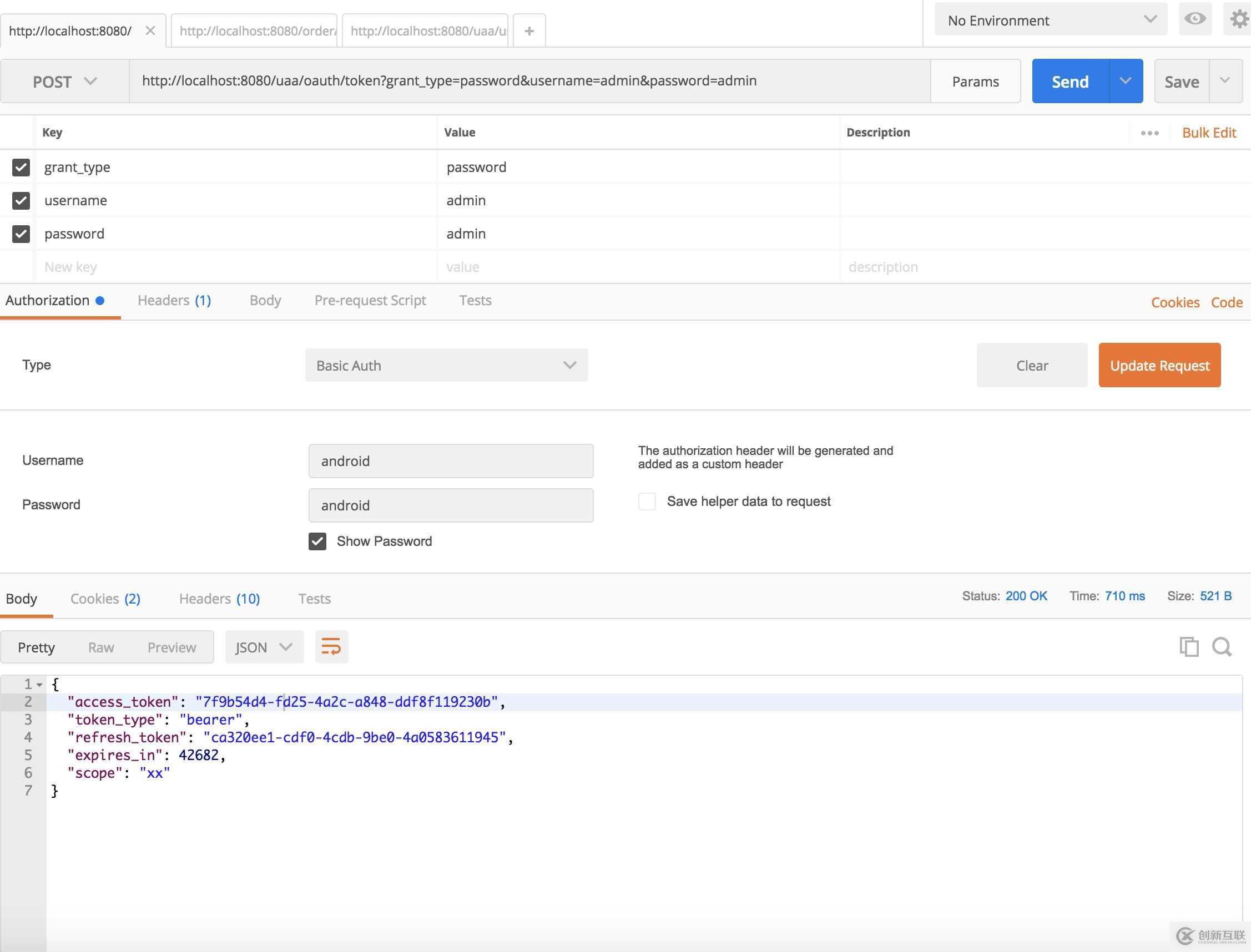 Spring Cloud中怎么利用OAUTH2實現(xiàn)認(rèn)證授權(quán)