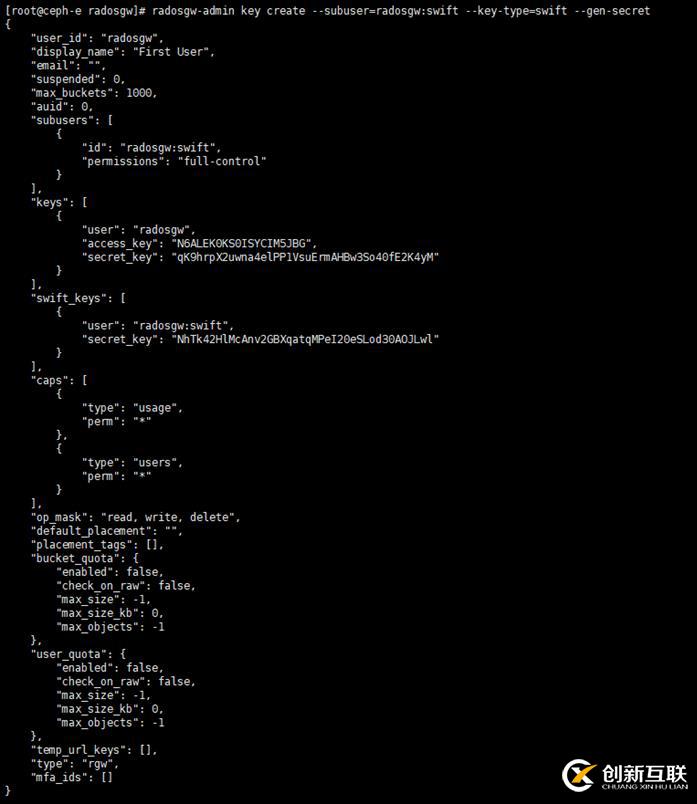 Ceph 對(duì)象存儲(chǔ)