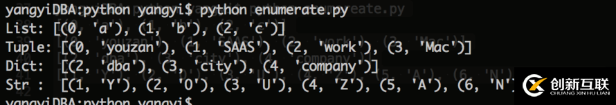Python中內(nèi)置函數(shù)enumerate的駕駛員及運(yùn)行過(guò)程