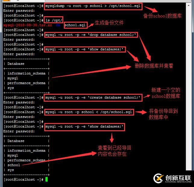 MySQL數(shù)據(jù)庫如何實現(xiàn)備份還原