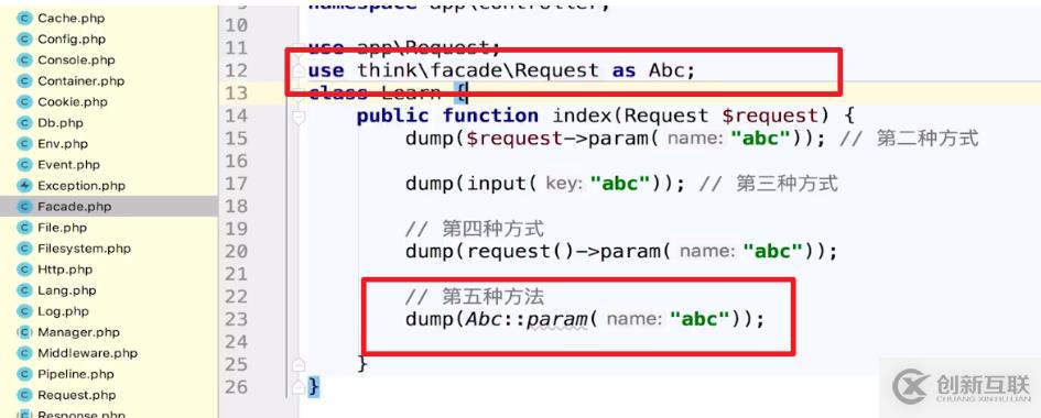 thinkphp6中怎樣獲取api請(qǐng)求地址中的參數(shù)