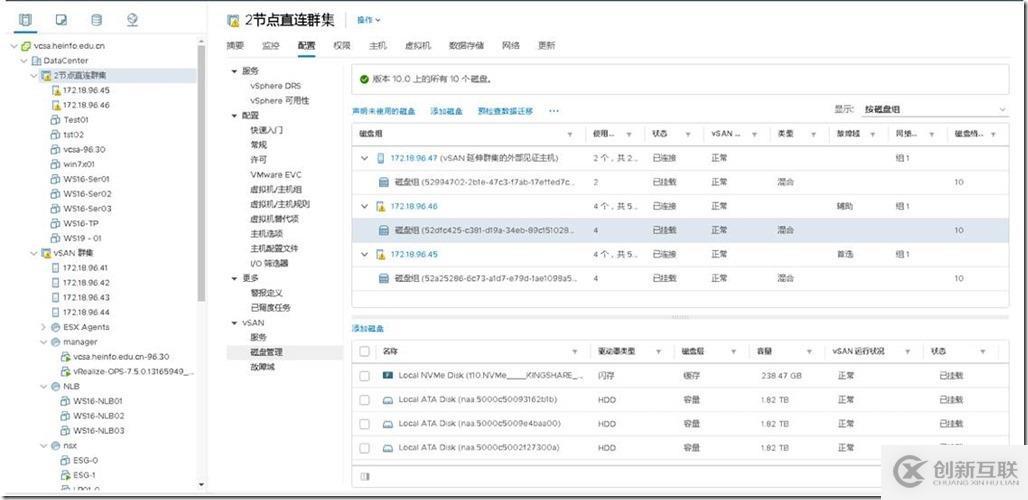 vSAN群集只顯示一個(gè)vSAN存儲(chǔ)