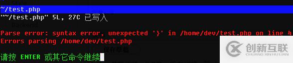 PHP語法自動檢查的Vim插件工作原理