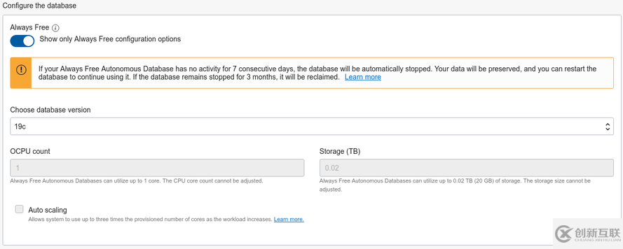 如何使用免費(fèi)的Oracle云服務(wù)創(chuàng)建ATP數(shù)據(jù)庫
