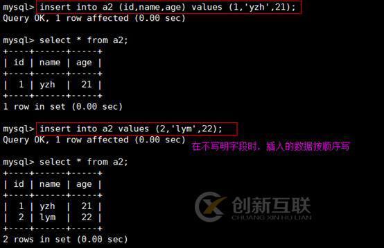 MySQL基礎（命令）