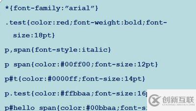 css樣式的使用示例
