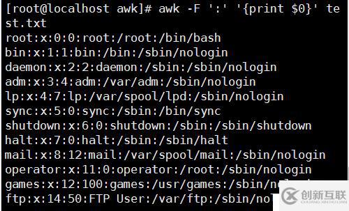 正則表達式中sed、awk怎么用