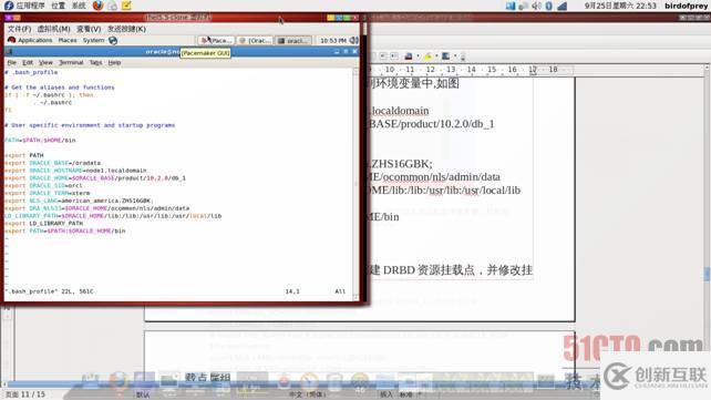 RHEL 5.5+DRBD+heartbeat+Oracle10R2雙機安裝的示例分析