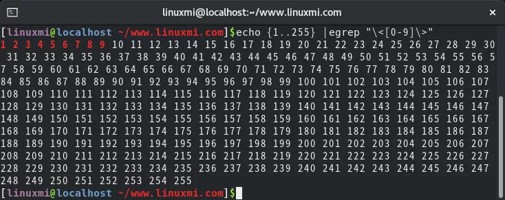 Linux 中正則表達式如何使用