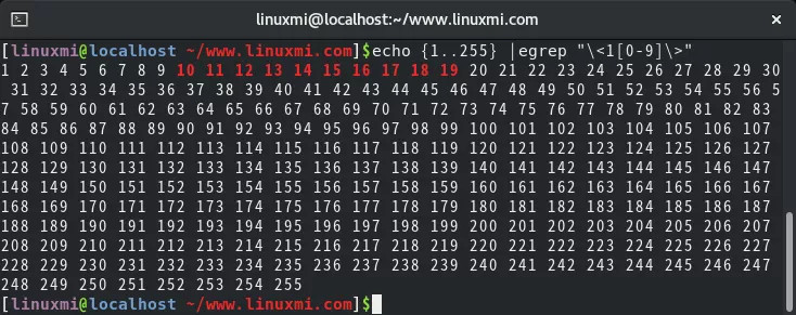 Linux 中正則表達式如何使用