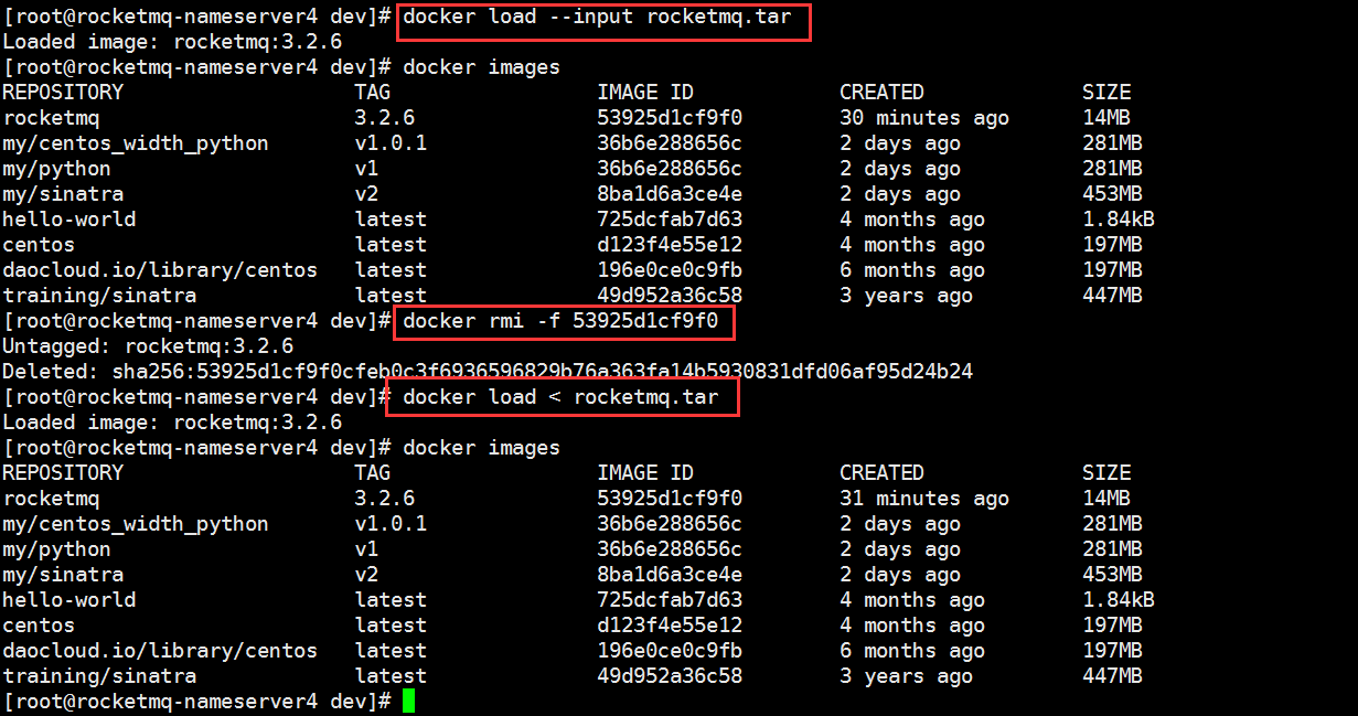 Docker 本地導(dǎo)入鏡像/保存鏡像/載入鏡像/刪除鏡像的方法