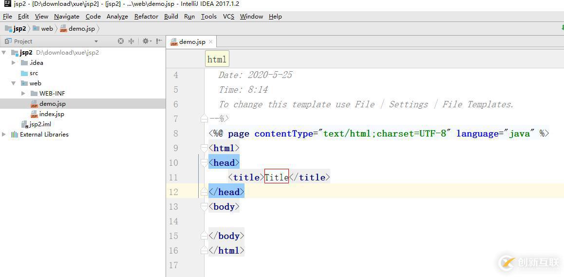 使用IDEA配置tomcat的方法以及如何創(chuàng)建JSP文件
