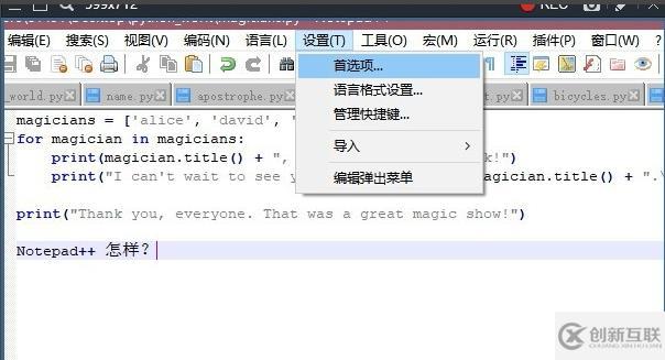 Notepad++開啟文檔標簽速覽圖的方法