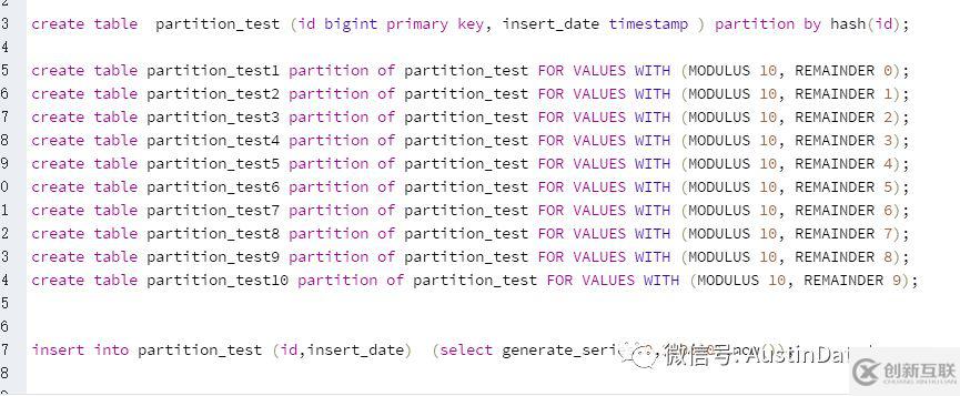 PostgreSQL 分區(qū)表怎么解析