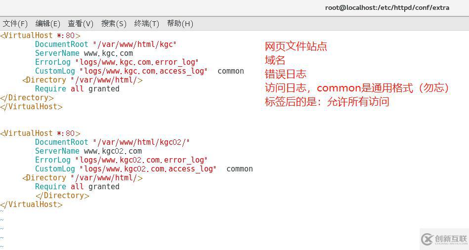 構建虛擬主機——基于域名