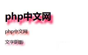 如何使用css3給文字添加陰影效果