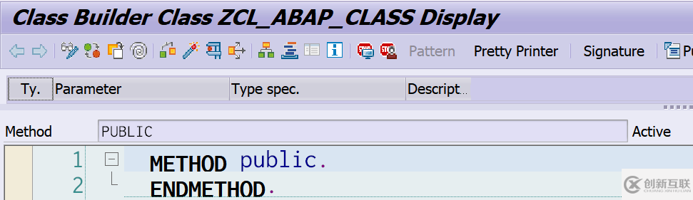 ABAP CCDEF是什么