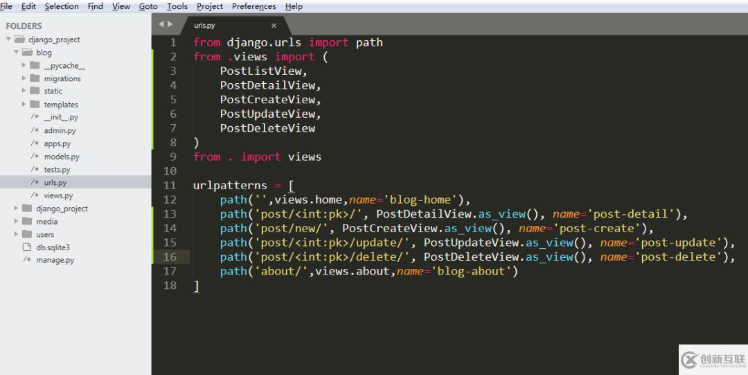 Django怎么實(shí)現(xiàn)博客帖子增刪改查功能