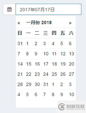 bootstrap中datepicker插件默認(rèn)英文修改為中文的示例分析