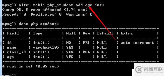 mysql之DDL操作--數(shù)據(jù)表
