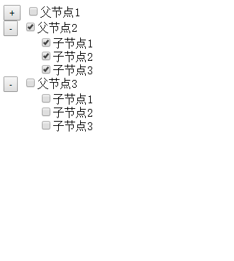 JQuery如何實現(xiàn)簡單的復(fù)選框樹形結(jié)構(gòu)圖