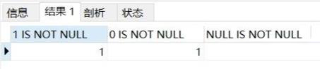 mysql中is null指的是什么