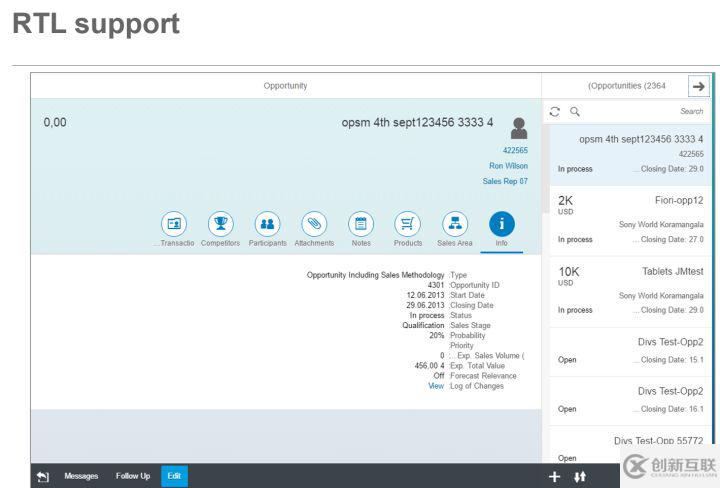 SAP Fiori應(yīng)用里對(duì)國(guó)際化RTL需求是什么