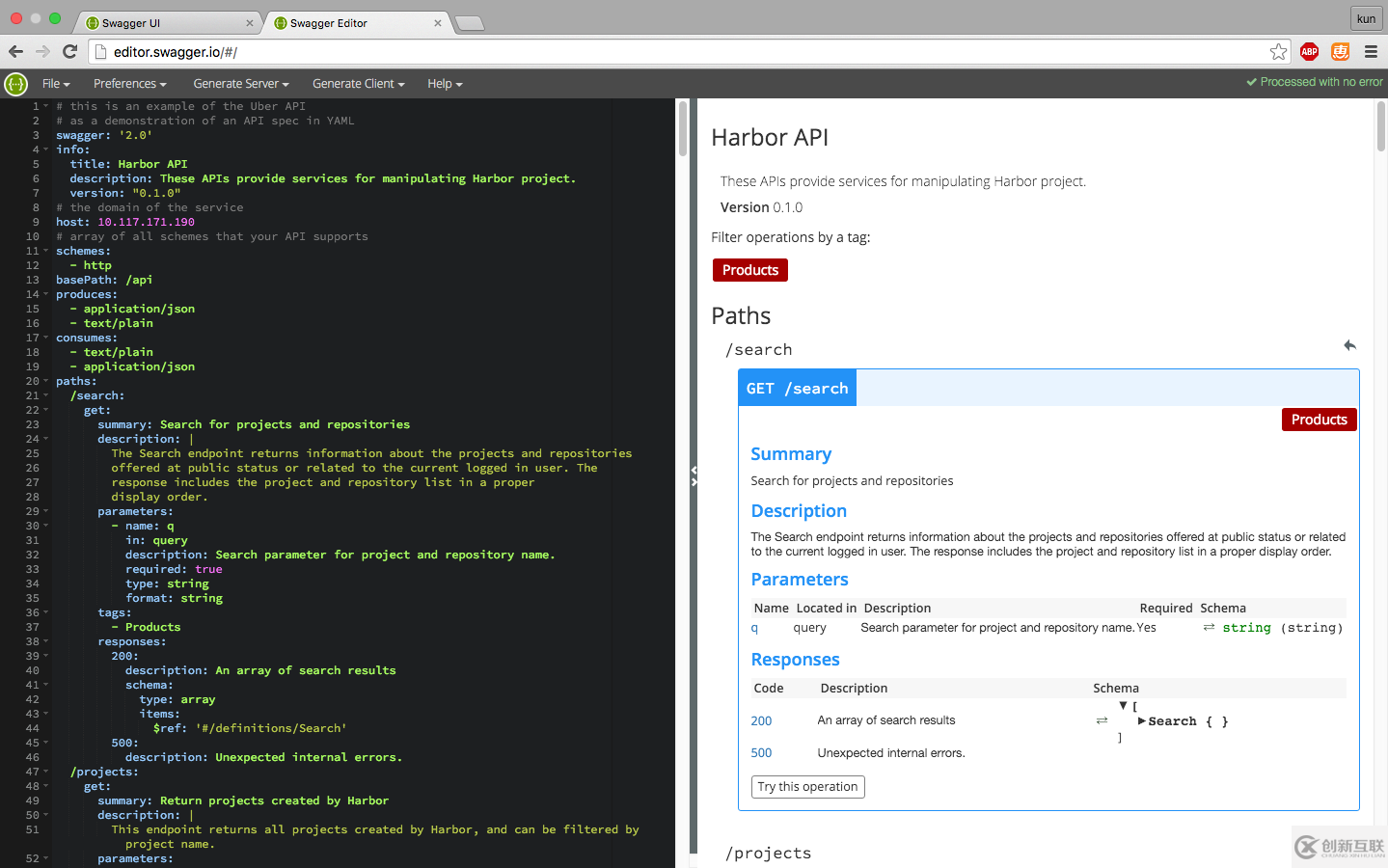如何用Swagger調用Harbor Registry的REST API