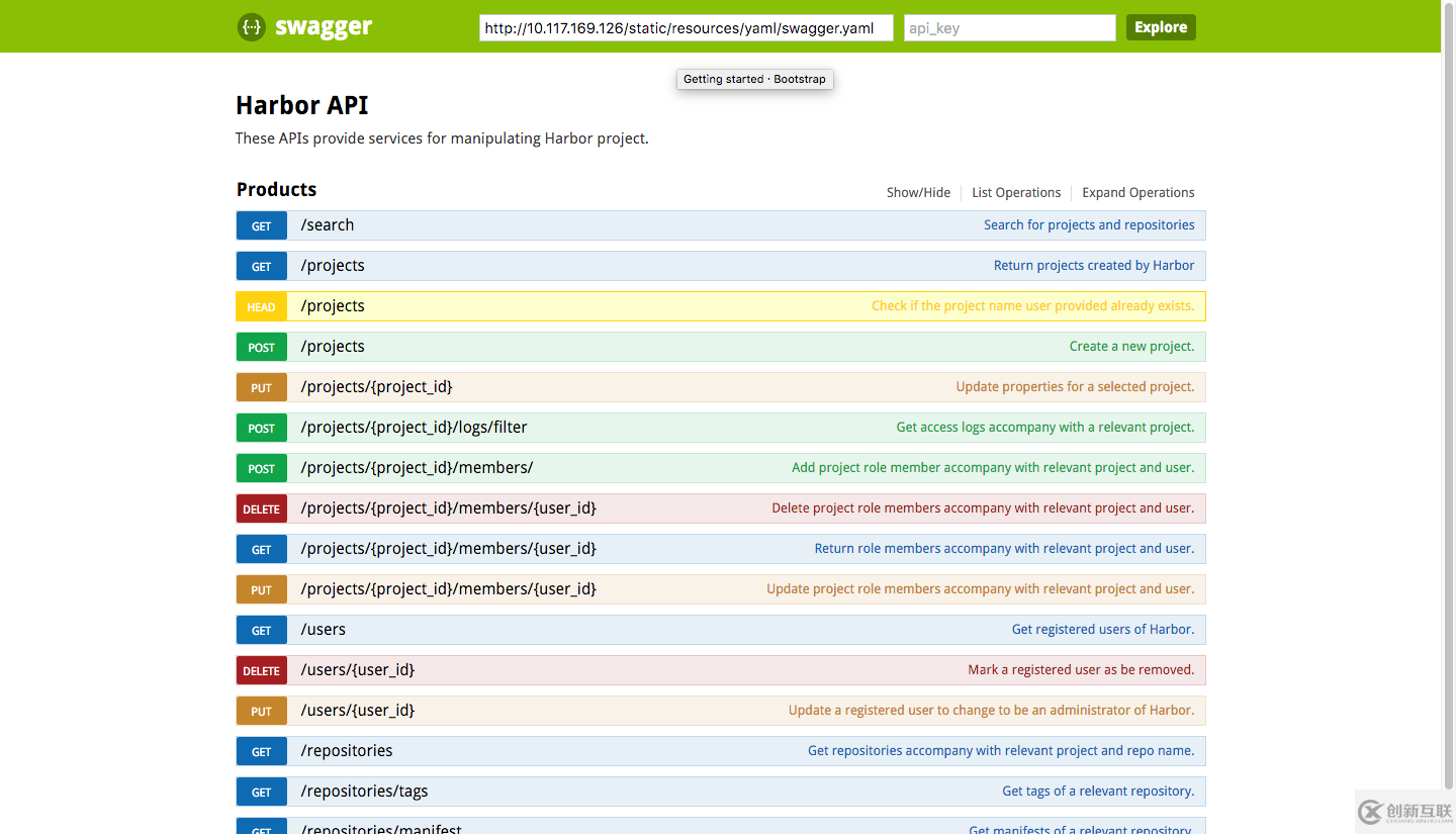 如何用Swagger調用Harbor Registry的REST API