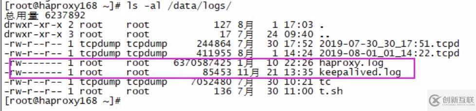 Haproxy + keepalived 負(fù)載均衡日志定制