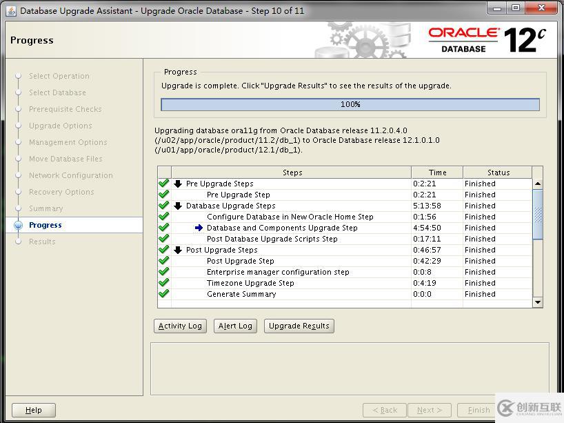 【Oracle12C】11GR2升級到12CR1并插入CDB