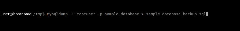 Linux中使用命令行備份MySQL數(shù)據(jù)庫(kù)的方法