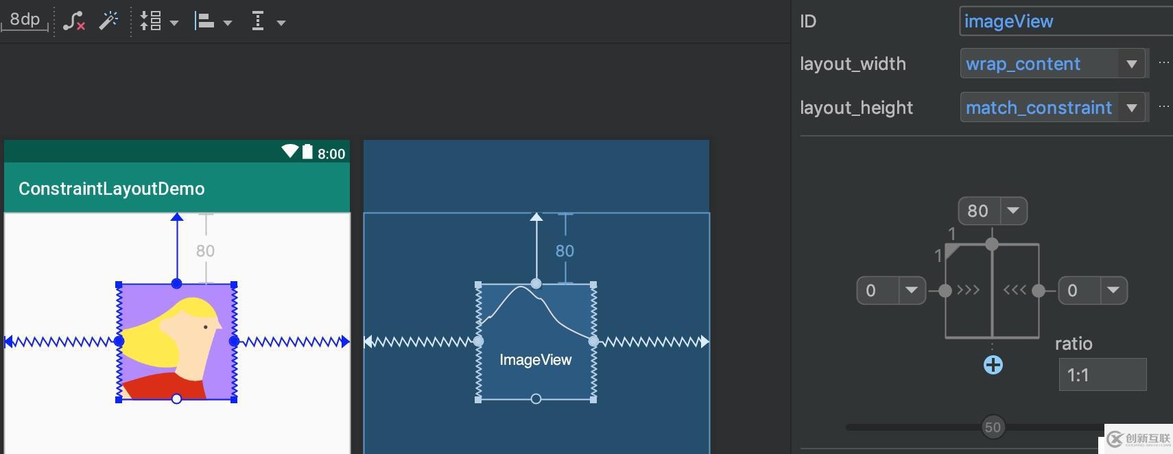 掌握ConstraintLayout（十）按比例設置視圖大小