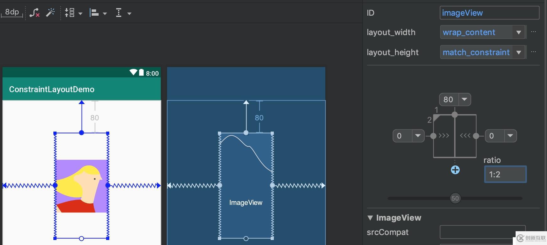 掌握ConstraintLayout（十）按比例設置視圖大小